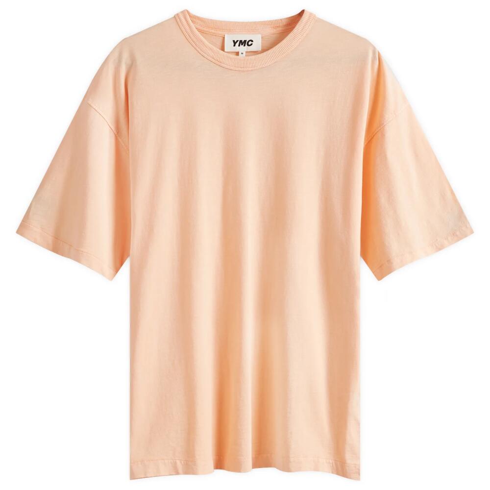 YMC Men's Triple T-Shirt in Pink Cover