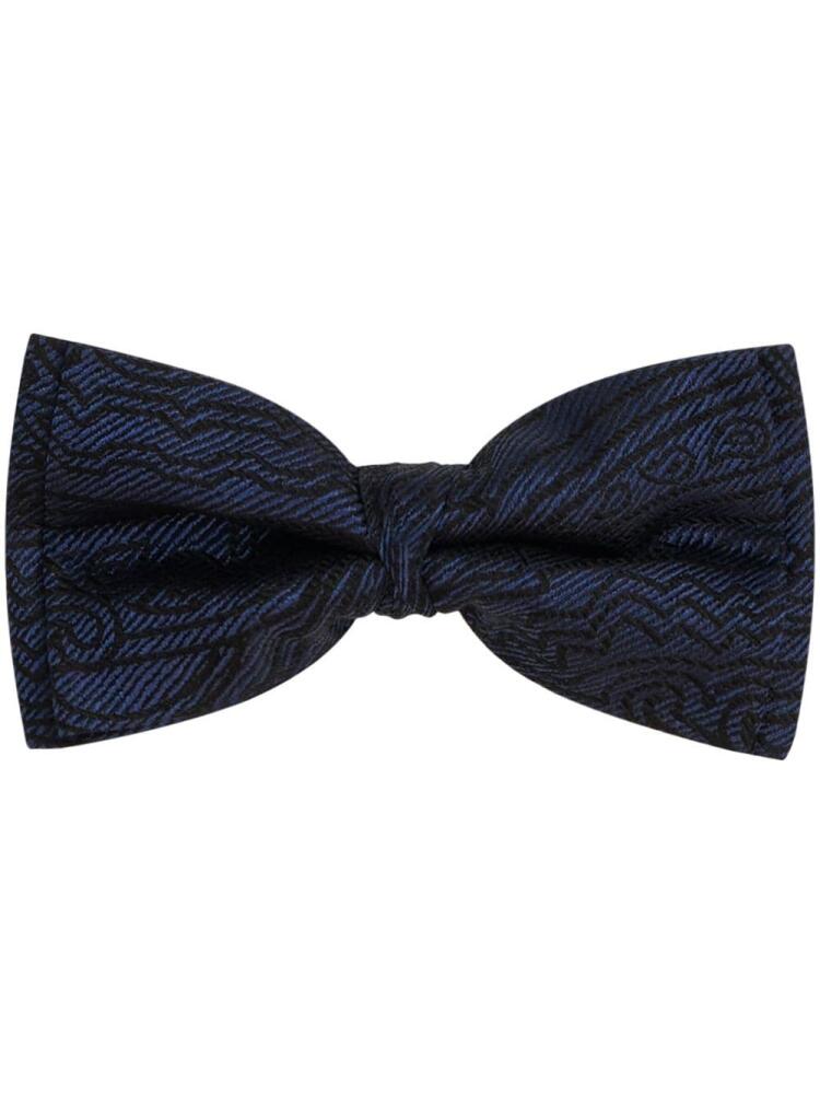 ETRO jacquard silk bow tie - Blue Cover