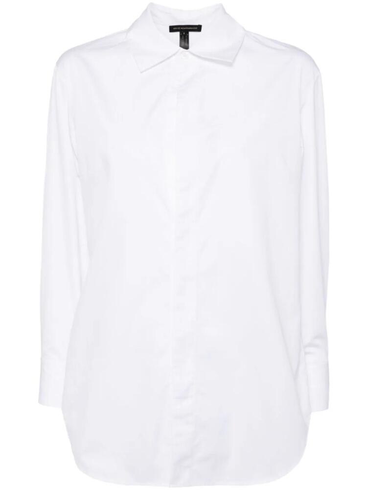 Kiki de Montparnasse spread-collar cotton shirt - White Cover