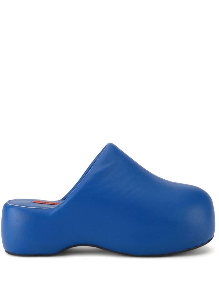 Simon Miller Bubble 60mm platform mules - Blue Cover