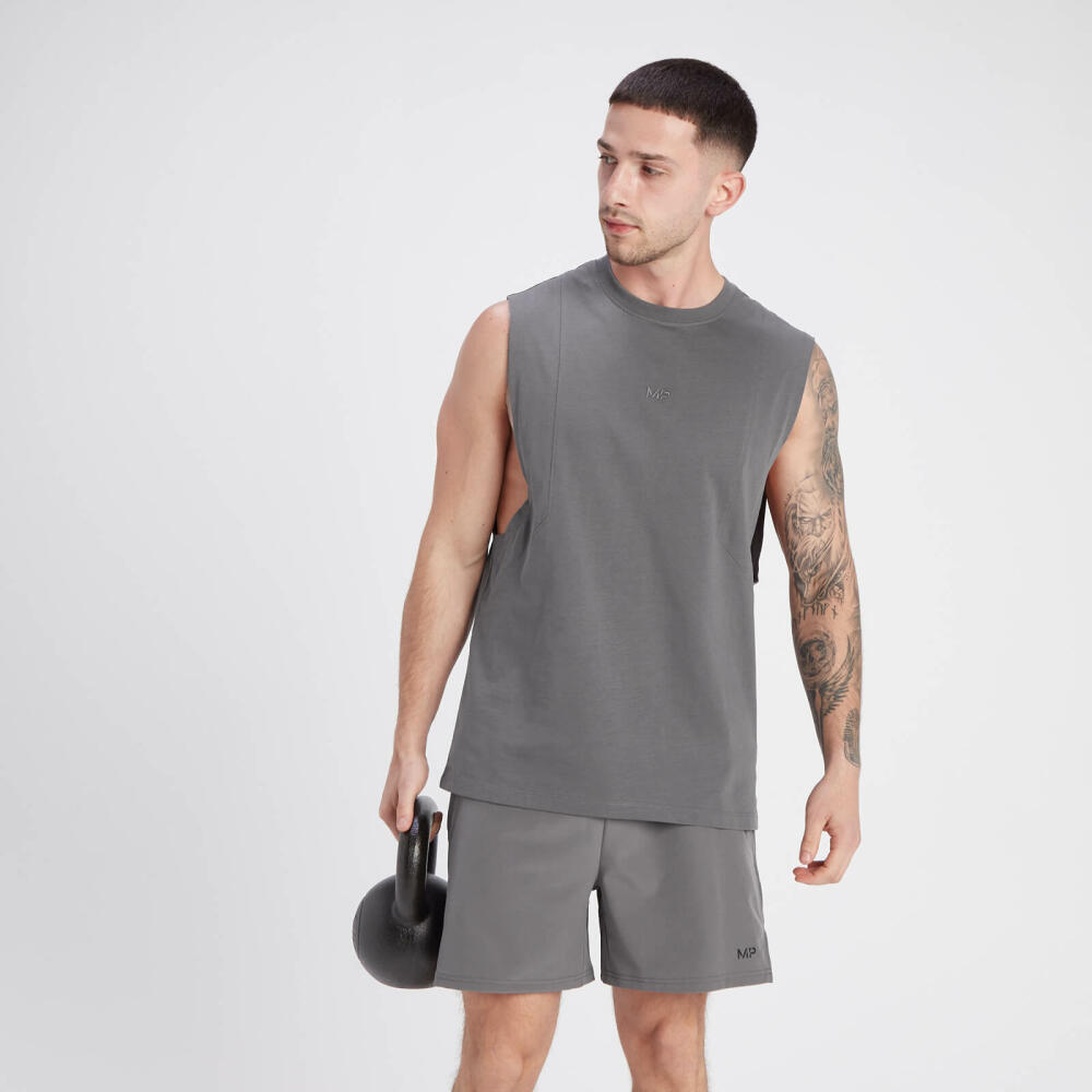 MP Men's Adapt Drop Armhole Tank Top - Ash Grey Cover