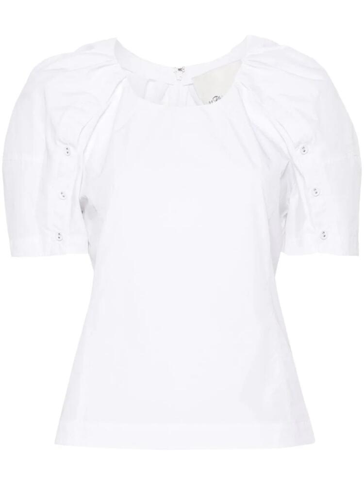 3.1 Phillip Lim Bloom pleated blouse - White Cover