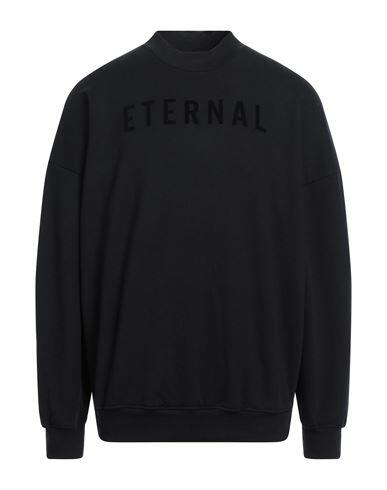 Fear Of God Man Sweatshirt Black Cotton Cover