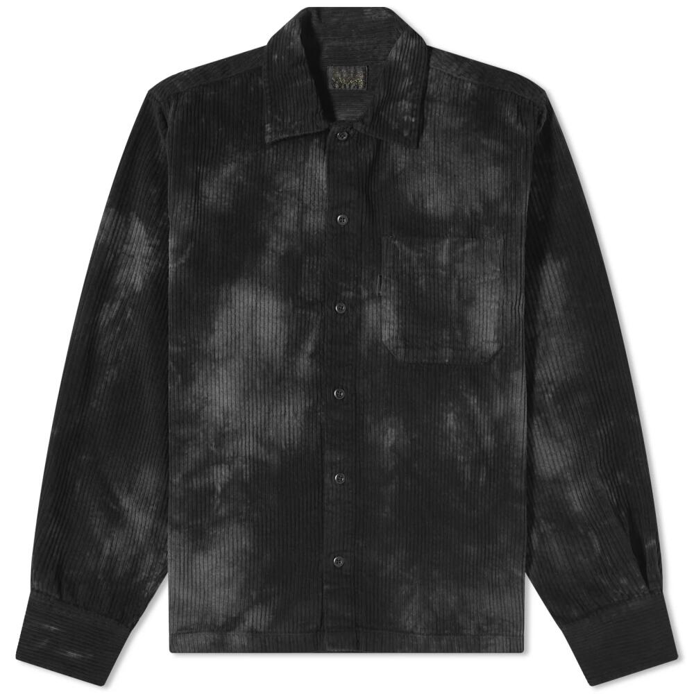 Aries Tie Dye Corduroy Overshirt in Grey&Black Cover