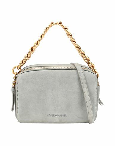 Les Visionnaires Emily Chain Cozy Leather Woman Handbag Sage green Bovine leather Cover