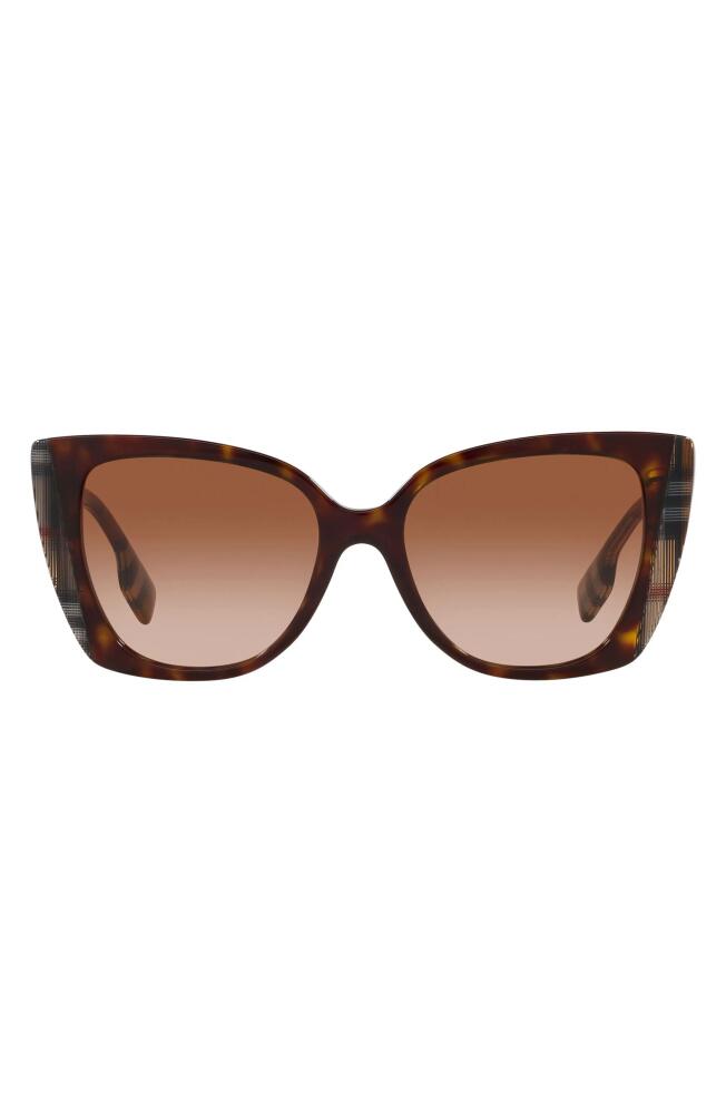 burberry Meryl 54mm Gradient Cat Eye Sunglasses in Brown Grad Cover