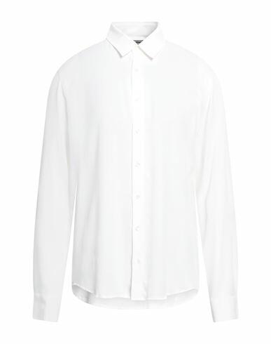 Patrizia Pepe Man Shirt Off white Viscose Cover