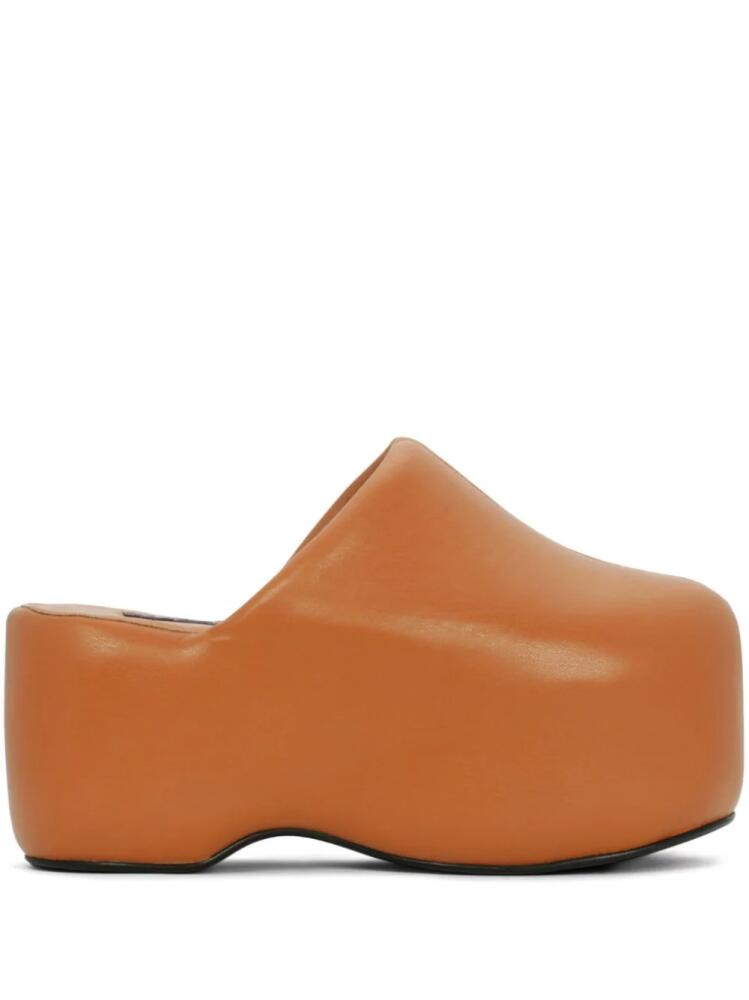 Simon Miller Bubble 80mm platform mules - Brown Cover