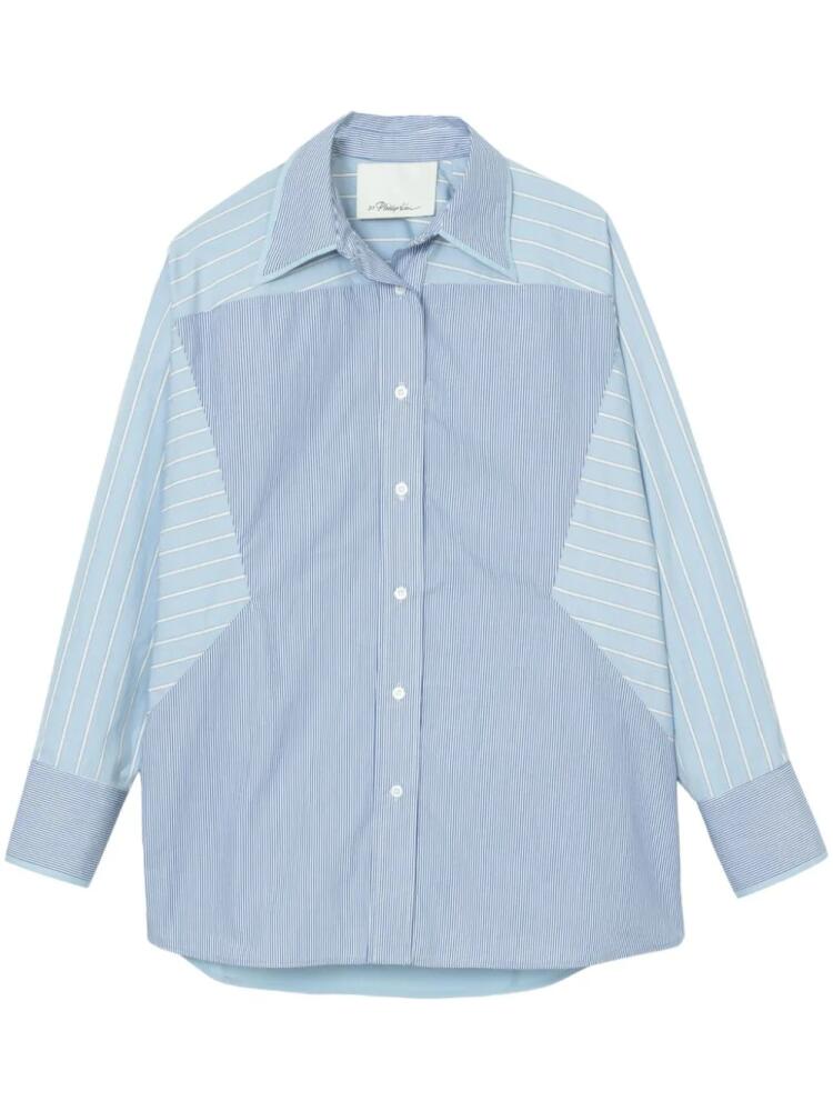 3.1 Phillip Lim striped cotton shirt - Blue Cover