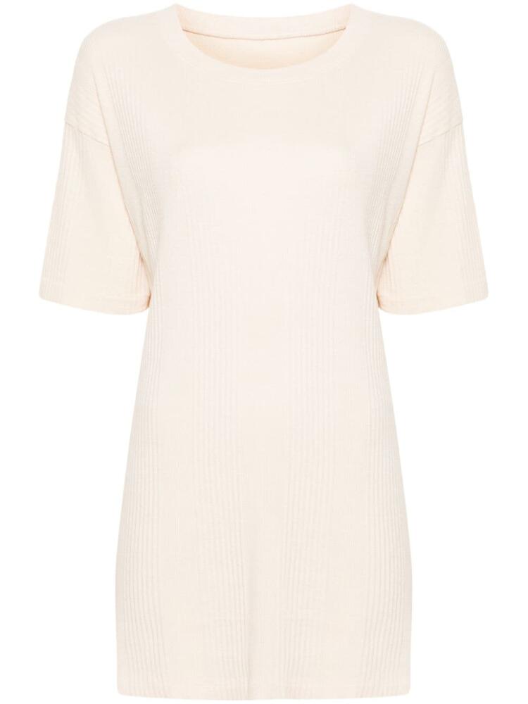 Maison Margiela ribbed T-shirt - Neutrals Cover