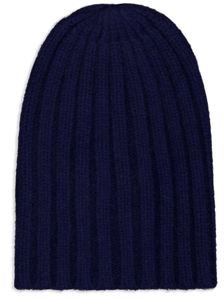 Laneus ribbed-knit beanie - Blue Cover