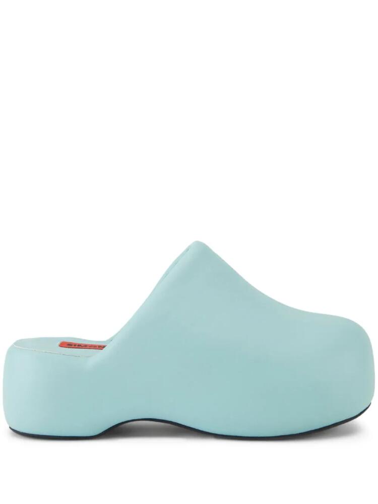 Simon Miller Bubble 60mm platform mules - Blue Cover