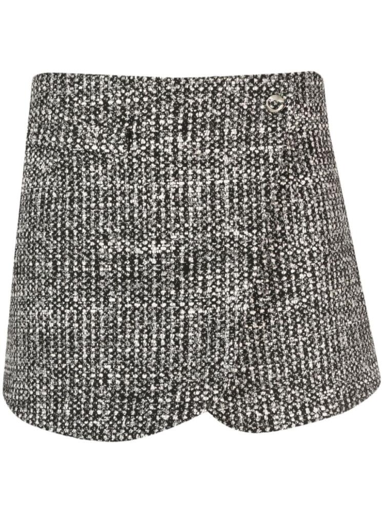 Coperni crossover tweed miniskirt - Black Cover