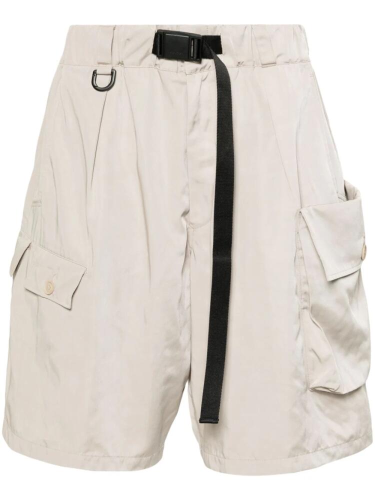 Y-3 x Adidas twill cargo shorts - Neutrals Cover