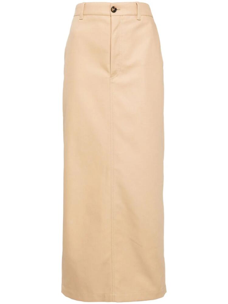 WARDROBE.NYC Drill Column maxi skirt - Brown Cover