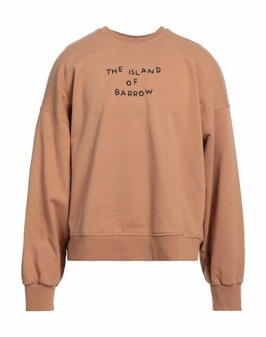 Barrow Man Sweatshirt Camel Cotton Cover