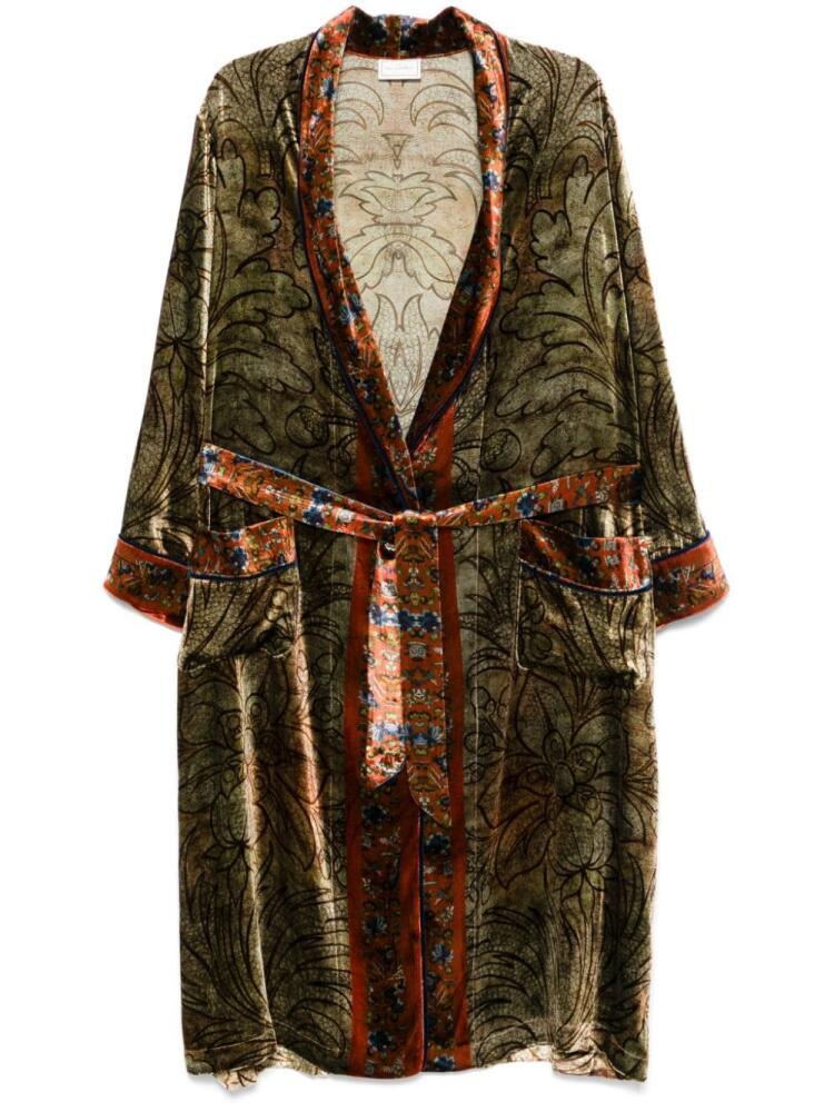 Pierre-Louis Mascia Kanpur dressing gown - Green Cover