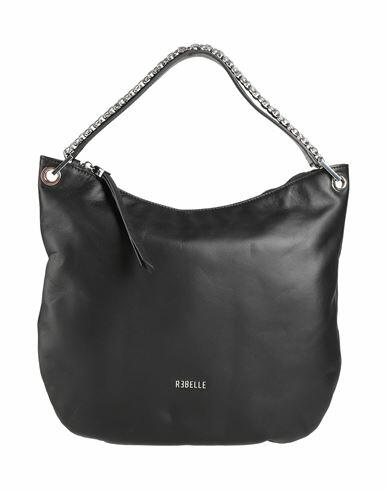 Rǝbelle Woman Handbag Black Ovine leather Cover