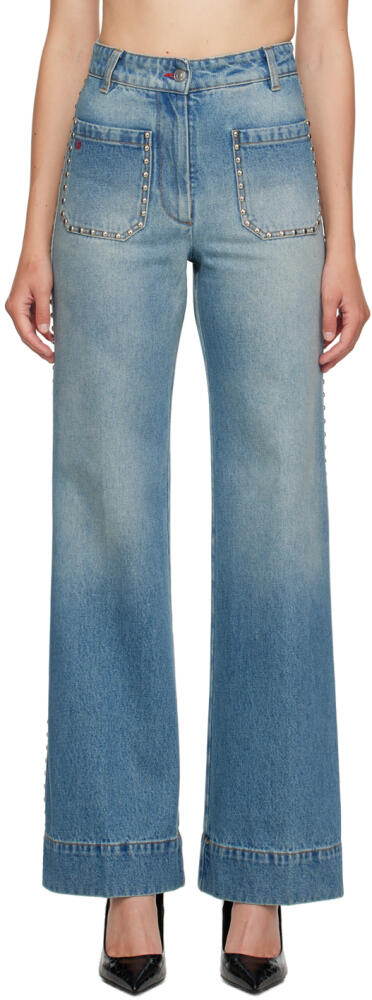 Victoria Beckham Blue Alina Jeans Cover