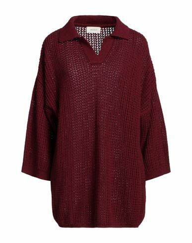 Vicolo Woman Sweater Burgundy Viscose, Polyamide, Wool, Cashmere Cover