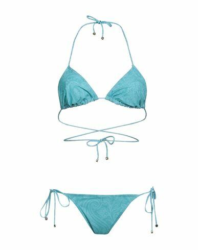 Etro Woman Bikini Azure Polyamide, Elastane Cover