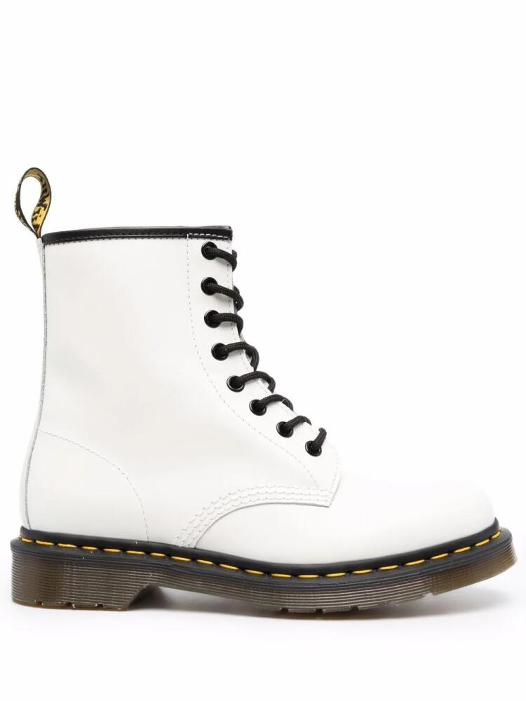 Dr. Martens 1460 leather ankle boots - White Cover