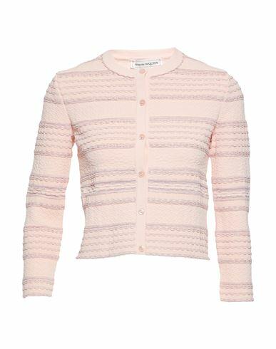 Alexander Mcqueen Woman Cardigan Light pink Viscose, Polyester Cover