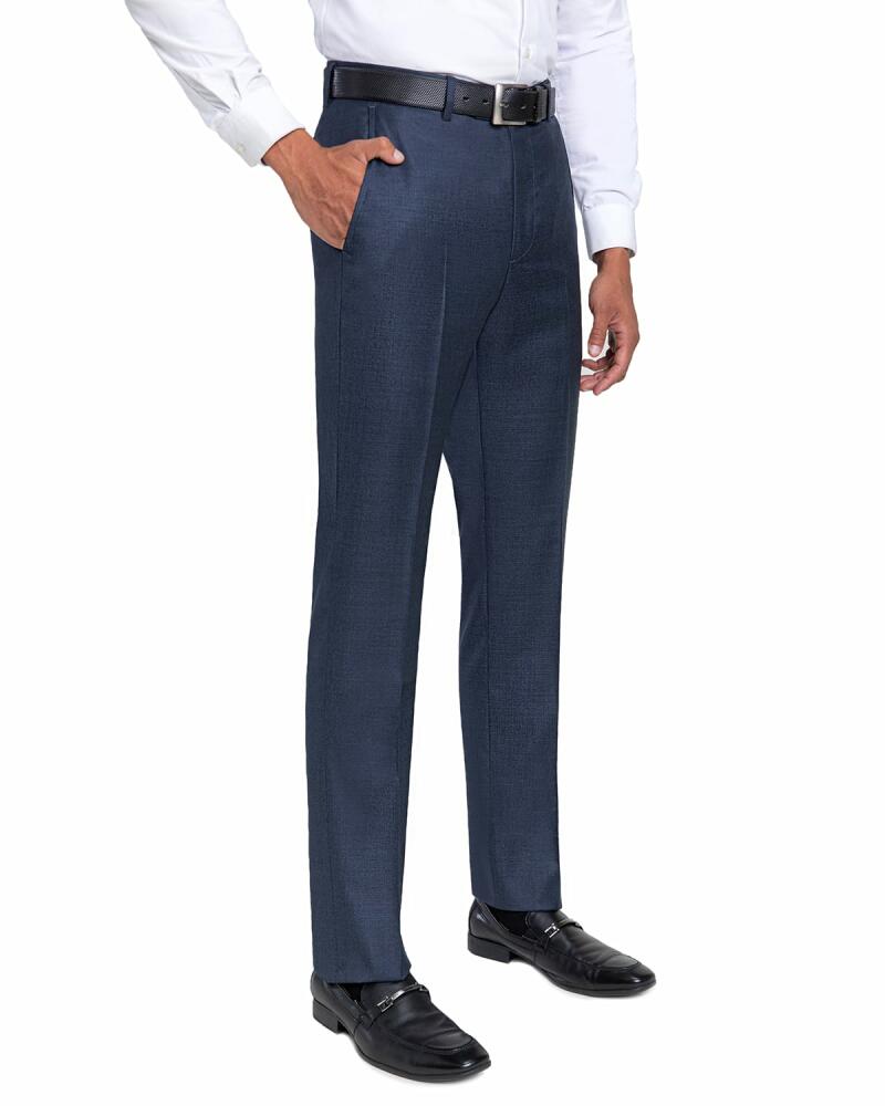 Santorelli Men's Loro Piana Wool Comfort Waistband Trousers Cover