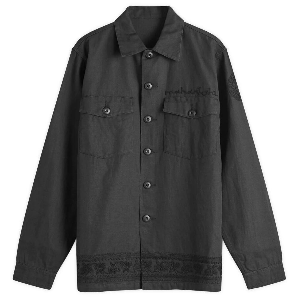 Maharishi Men's Thar Dragon Utility Shirt in Black Cover