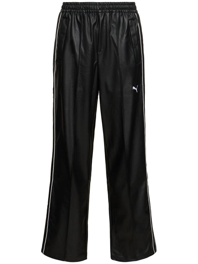 PUMA T7 Faux Leather Track Pants Cover