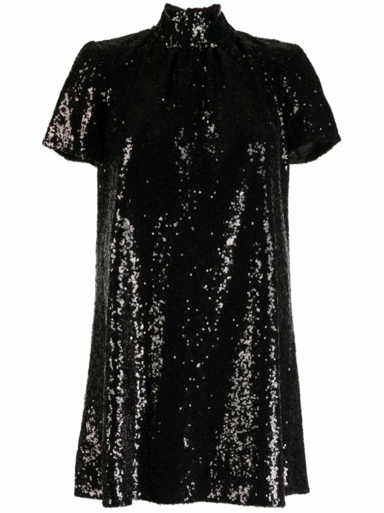 STAUD Ilana sequin-embellished dress - Black Cover