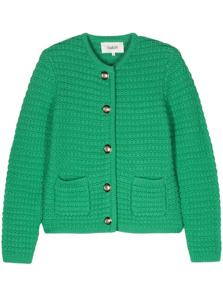 Ba&Sh Gaspard crochet-knit cardigan - Green Cover