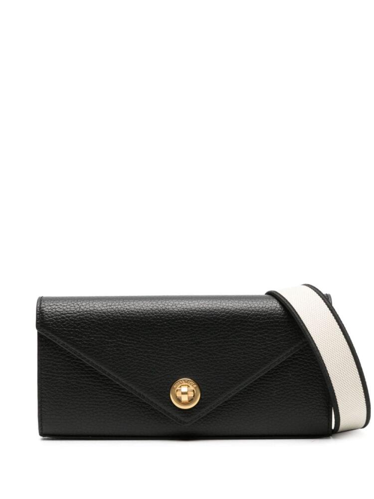 Bimba y Lola mini leather crossbody bag - Black Cover