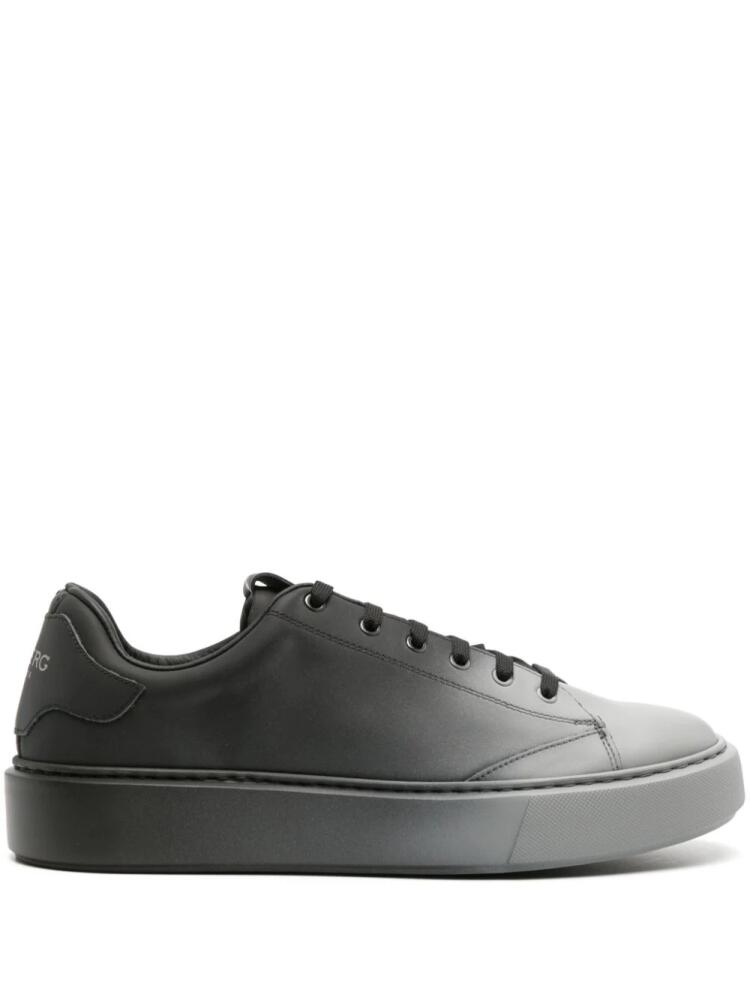 Iceberg gradient leather lace-up sneakers - Grey Cover