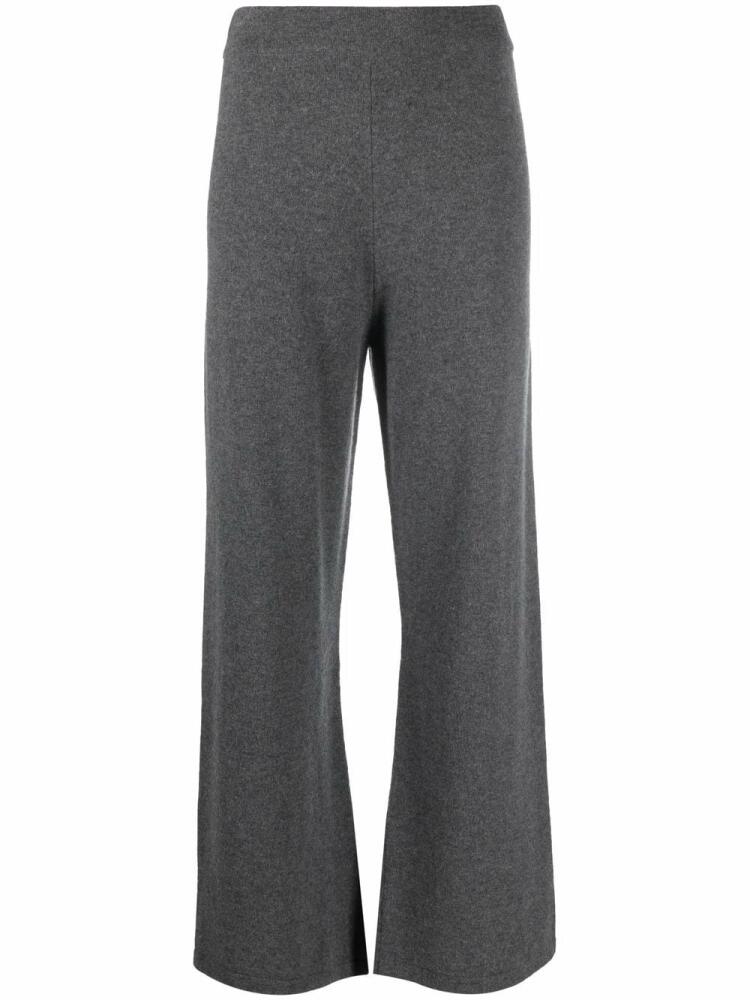 PAULA straight-leg cashmere trousers - Grey Cover