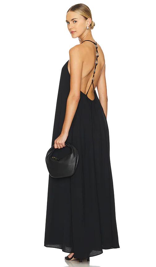 SIMKHAI Cinta Maxi Dress in Black Cover