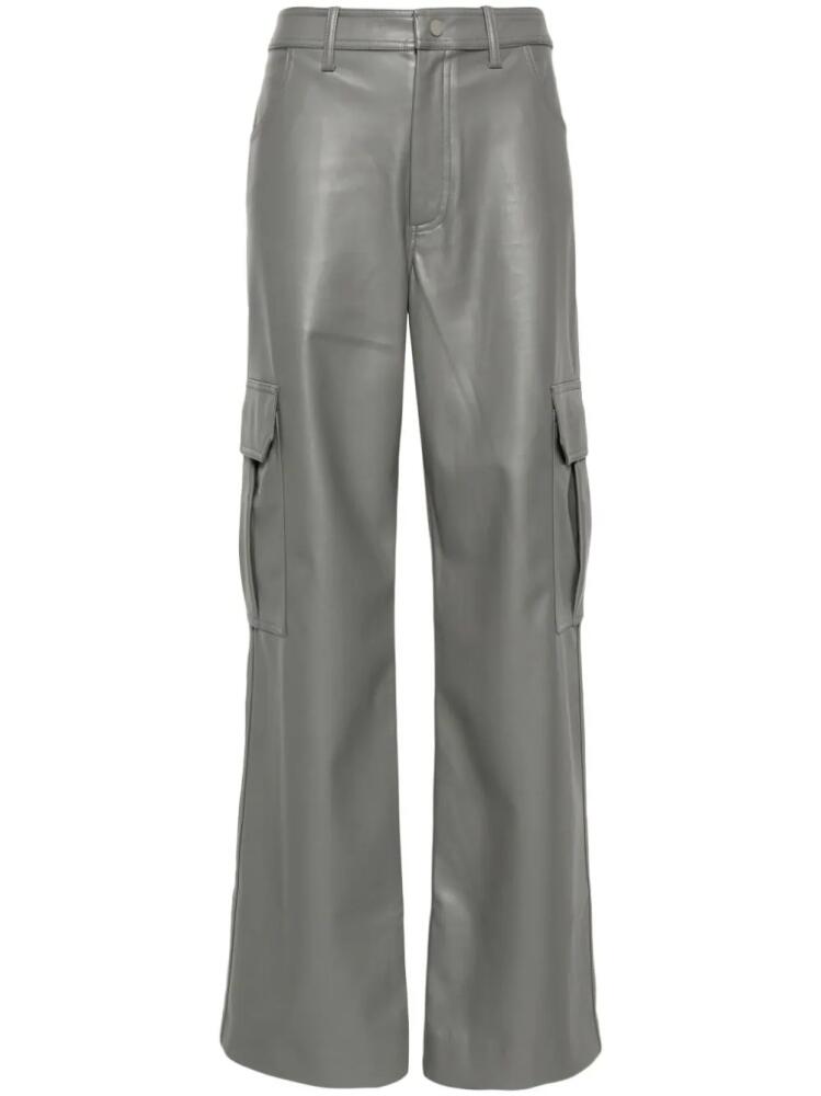 Stine Goya Stevie high-waist wide-leg cargo pants - Grey Cover