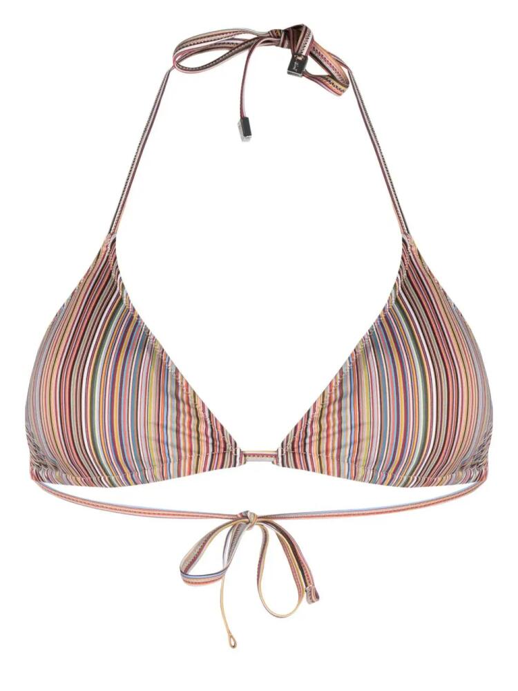 Paul Smith striped bikini top - Yellow Cover