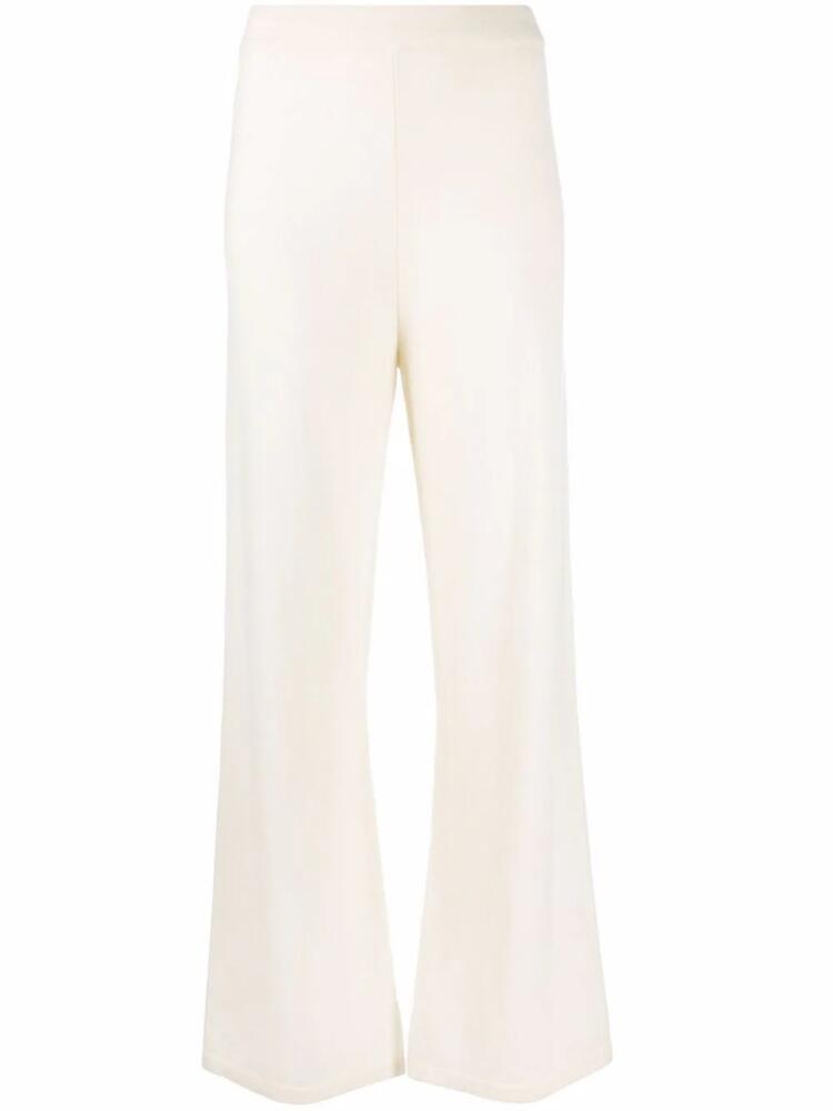 PAULA ribbed cashmere trousers - Neutrals Cover