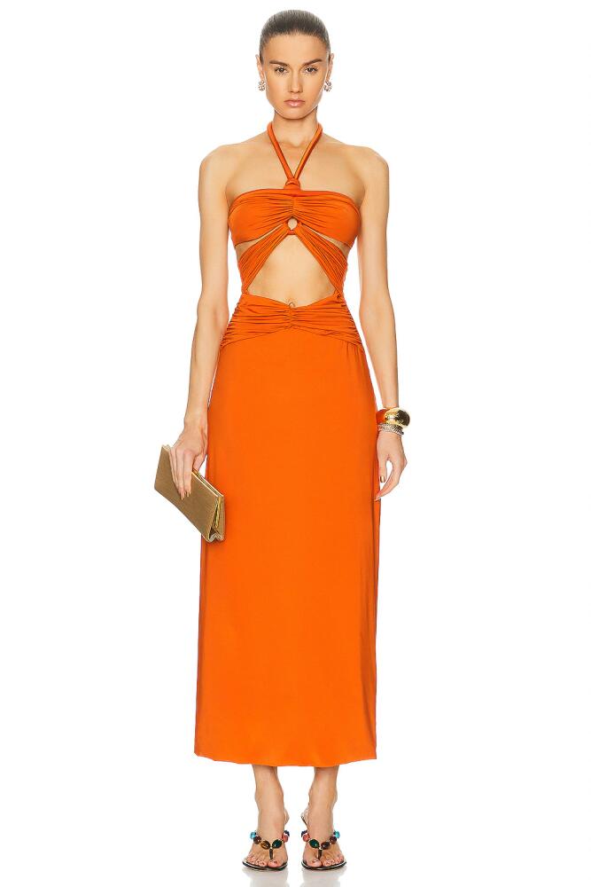 Maygel Coronel Migramah Dress in Orange Cover