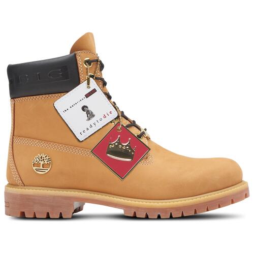 Timberland 6 Inch Premium Waterproof Boots Biggie - Mens Wheat/Gold Cover