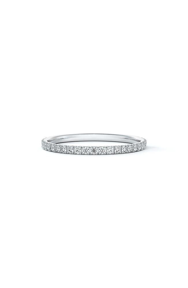 De Beers Forevermark Engagement & Commitment French Pavé Diamond Band in Platinum Cover