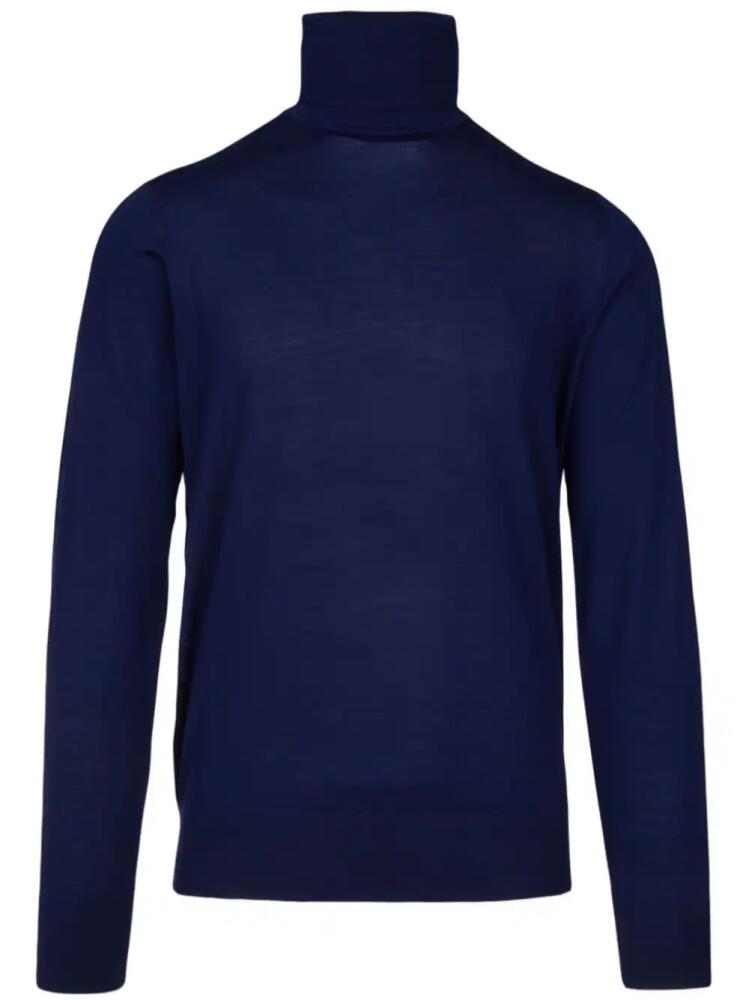 Loro Piana virgin wool turtleneck sweater - Blue Cover