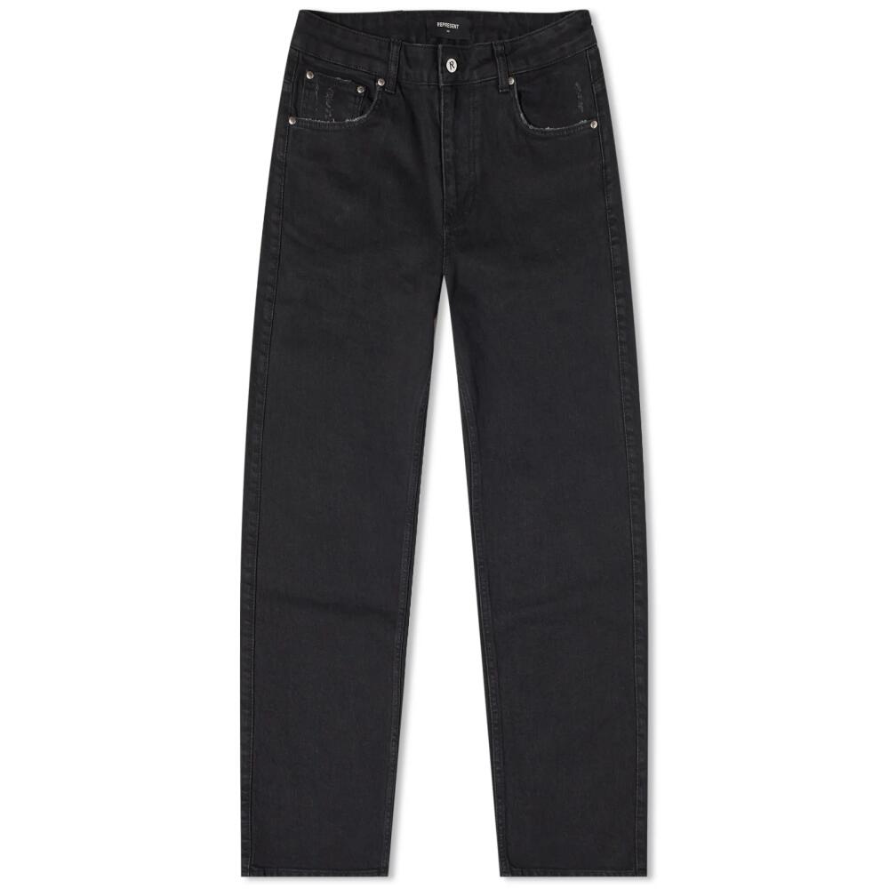 Represent Men's Straight Leg Denim Jeans in Black Cover