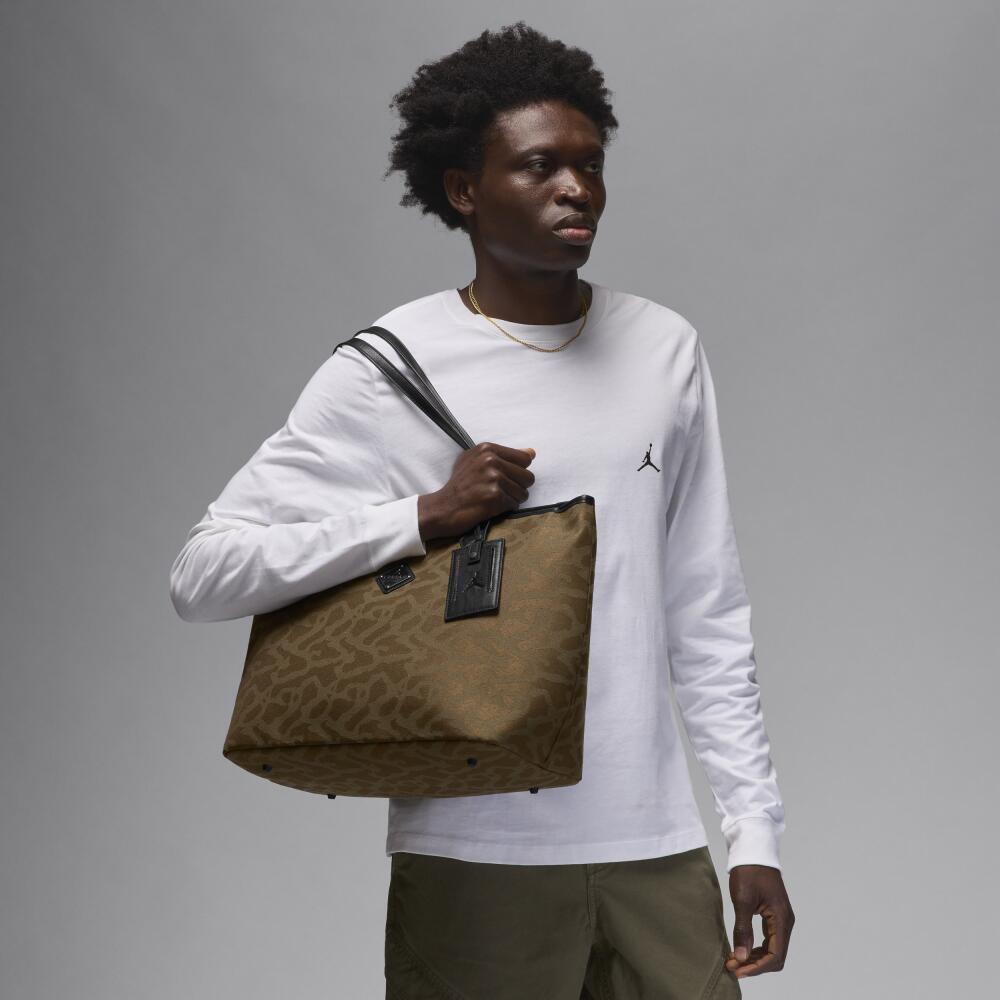 Men's Jordan Icon Tote Bag (32L) in Brown Cover