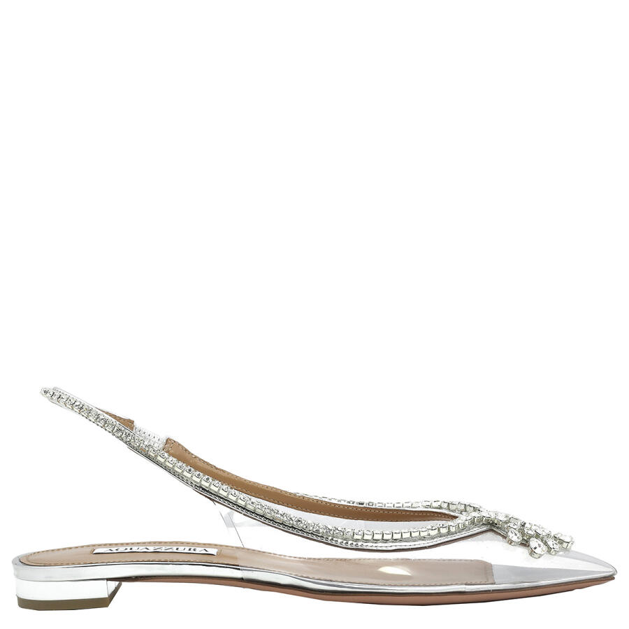 Aquazzura Ladies Seduction Crystal Slingback Flats Cover