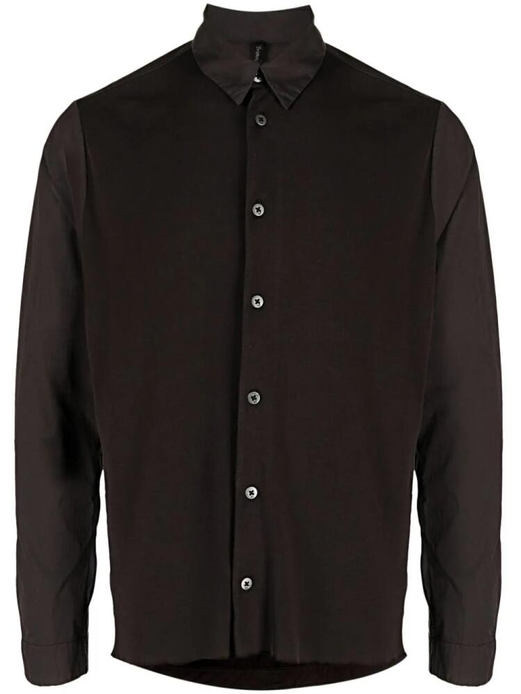 Transit classic-collar button-down shirt - Black Cover