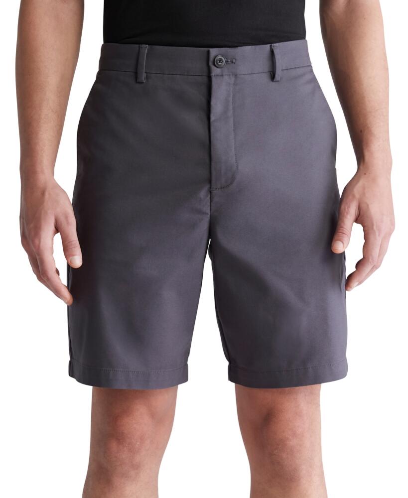 Calvin Klein Men's Refined Slim Fit 9" Shorts - Forged Iron Cover