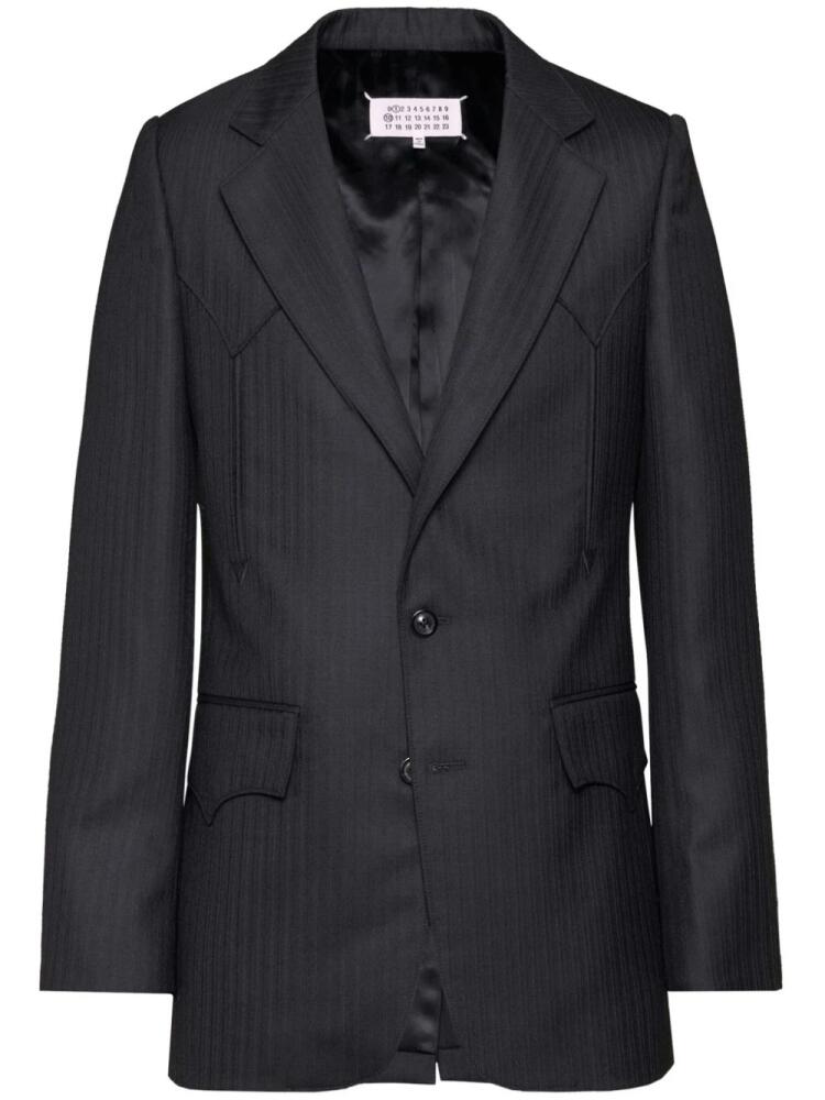 Maison Margiela Suit wool blazer - Black Cover