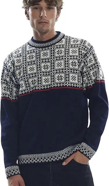 Dale of Norway Tyssoy Sweater (Navy/Off-White/Red) Clothing Cover